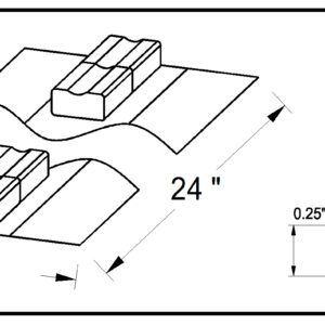 1A43 CE Non Metallic Weld Backing