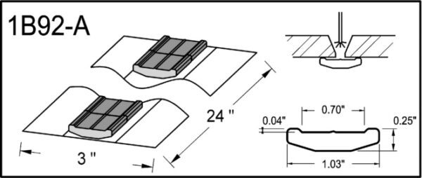 1B92 A Non Metallic Weld Backing