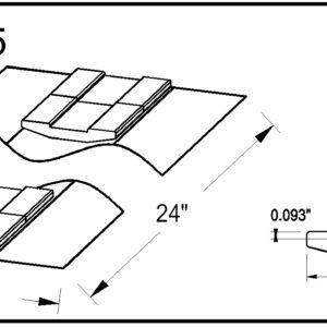 1B93 64 25 Non Metallic Weld Backing