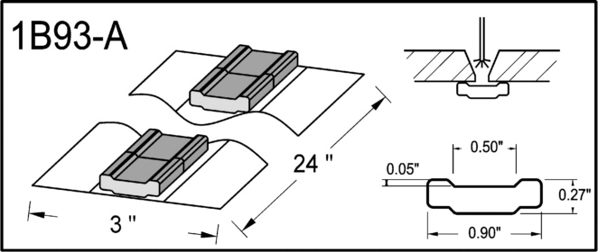 1B93 A Non Metallic Weld Backing