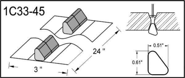 1C33 45 Non Metallic Weld Backing