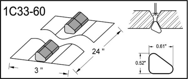1C33 60 Non Metallic Weld Backing
