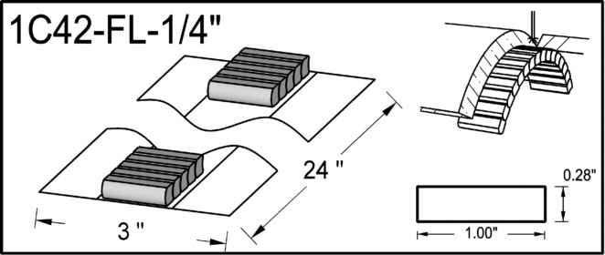 1C4 2FL 25 Non Metallic Weld Backing