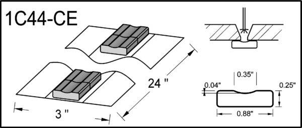 1C44 CE Non Metallic Weld Backing