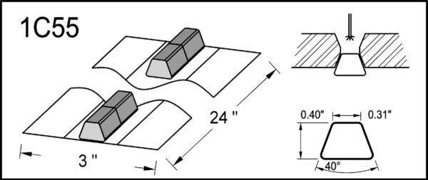 1C55 Non Metallic Weld Backing