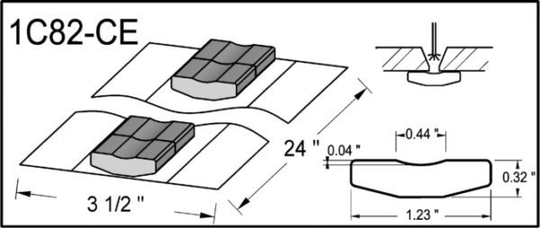 1C82 CE Non Metallic Weld Backing